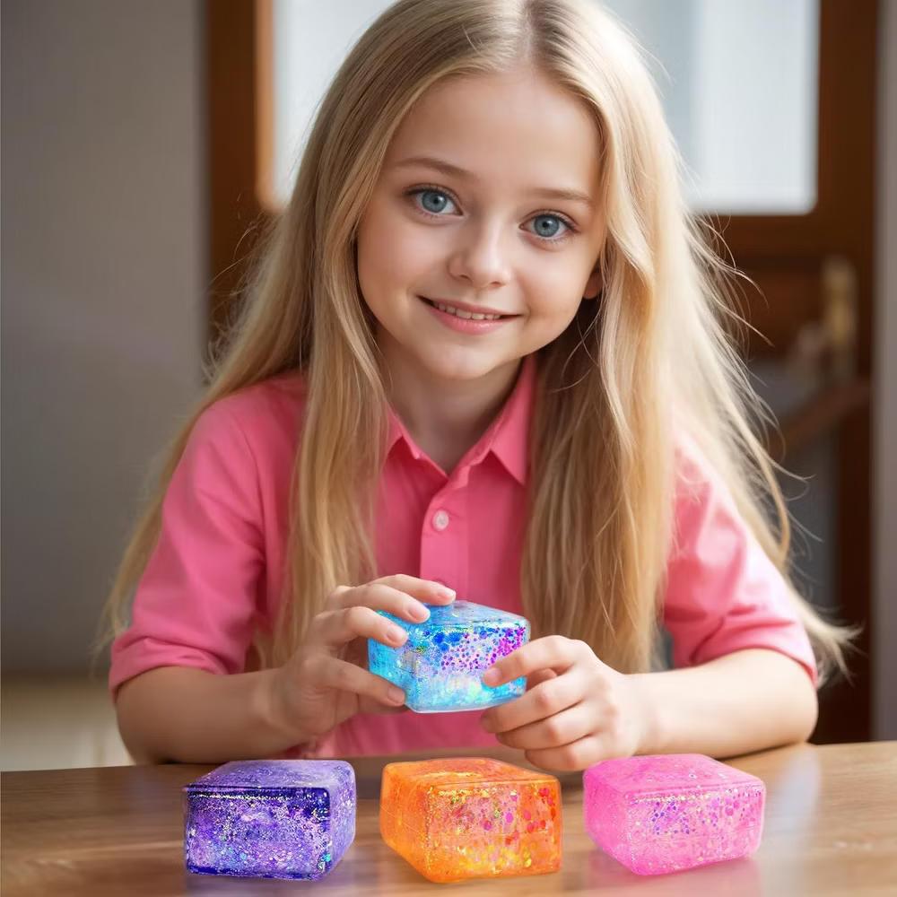Link Cube -Sensory Squeeze Toy with Super Solid Squish - Image 15