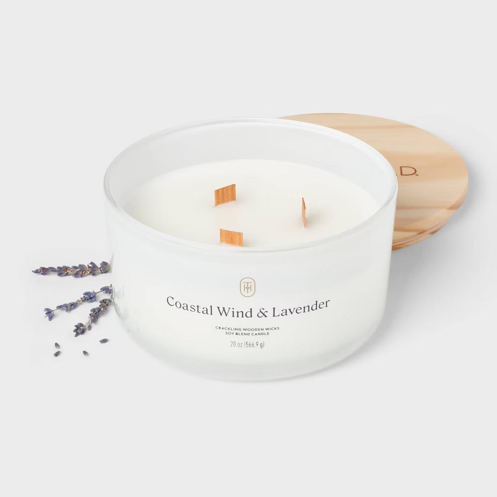 Glass Wooden Wick Jar Candle - Image 103