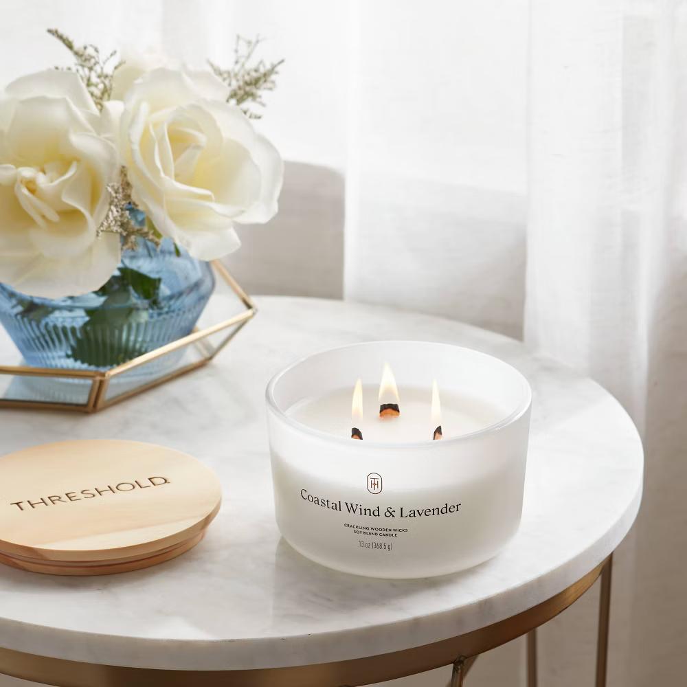 Glass Wooden Wick Jar Candle - Image 59
