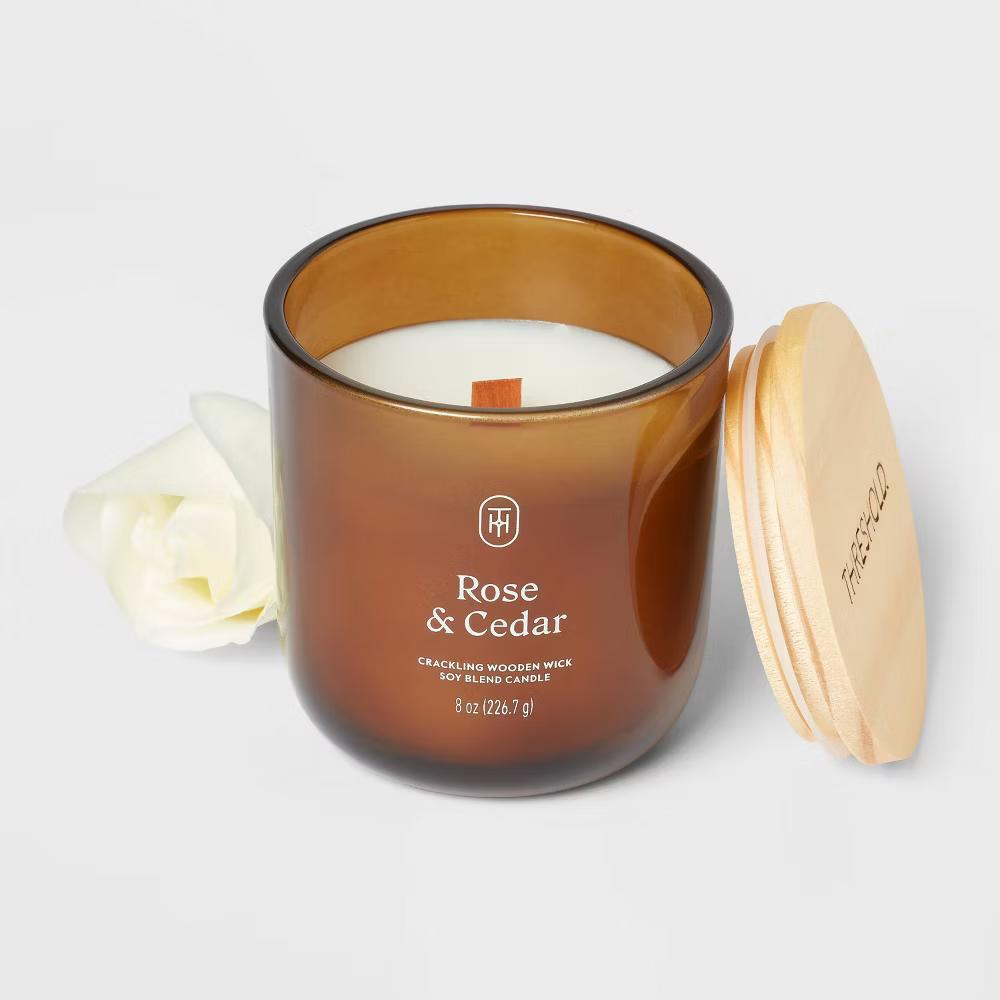 Glass Wooden Wick Jar Candle - Image 29