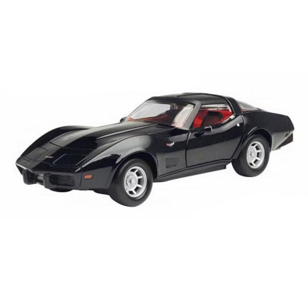 1979 Chevrolet Corvette Black 1/24 Diecast Car Model - Image 3