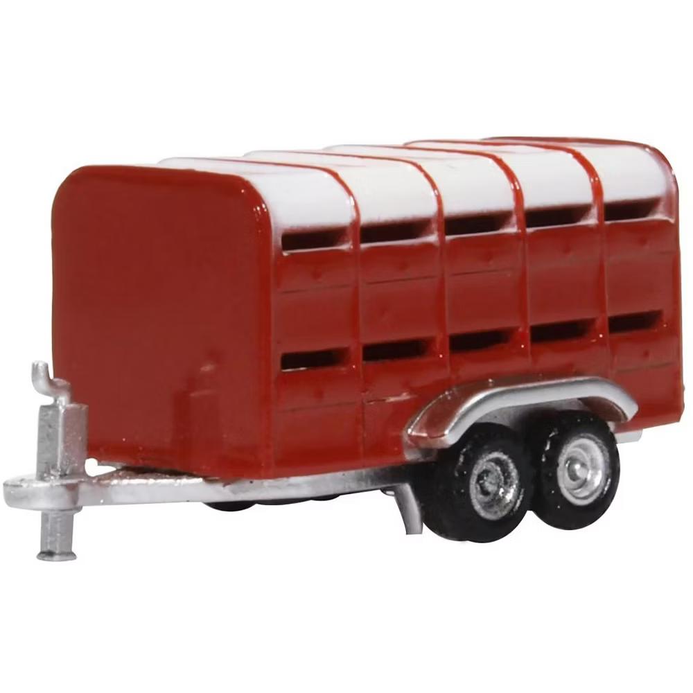 Livestock Trailer Red 1/148 (N) Scale Diecast Model car - Image 5