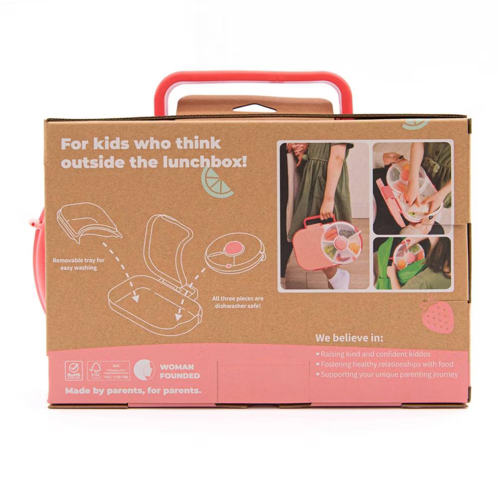 GoBe Kids' 2-in-1 Bento Style Lunchbox with Small Snack Spinner Flip - Image 16