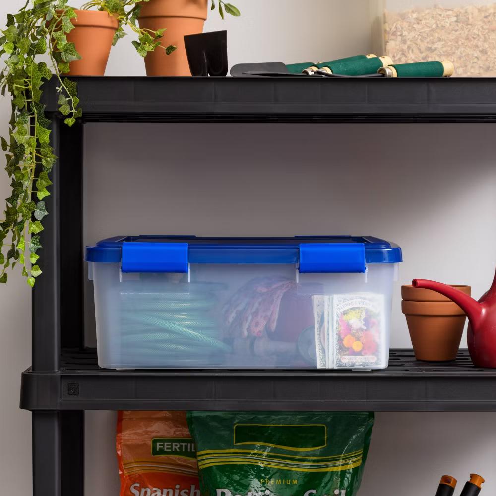 IRIS WeatherPro Plastic Storage Bin with Lid - Image 49