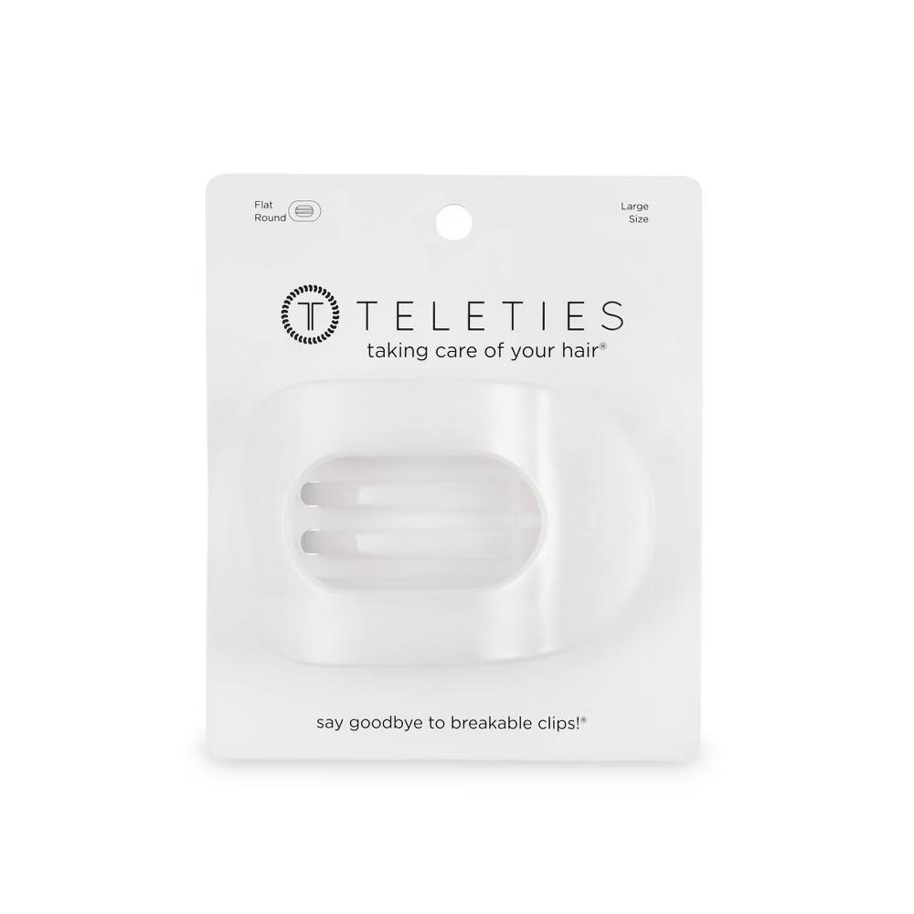 Teleties Large Flat Round Hair Clip - Image 12