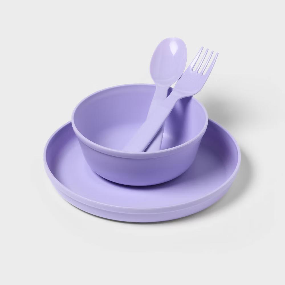 Target 24pc Girls' Plastic Dinnerware Set - Image 3
