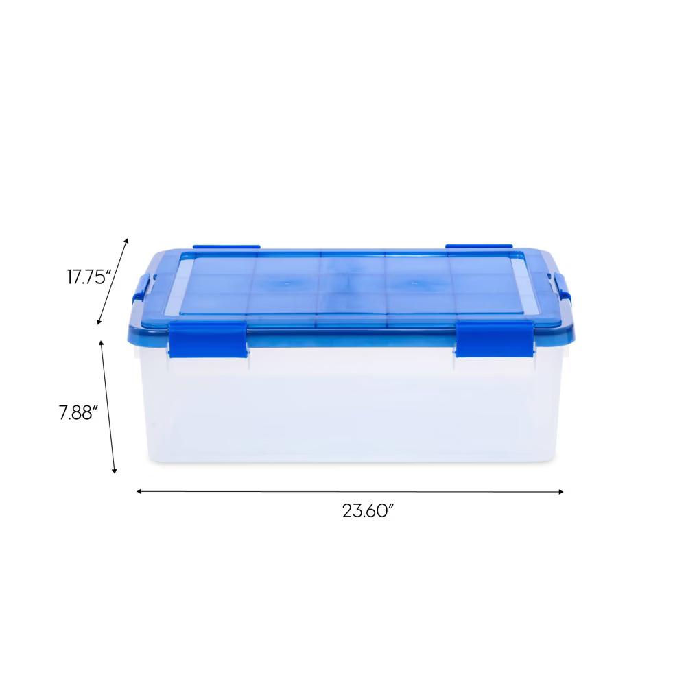 IRIS WeatherPro Plastic Storage Bin with Lid - Image 36