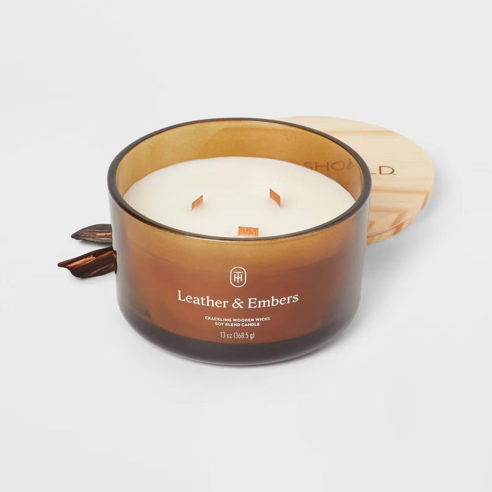 Glass Wooden Wick Jar Candle - Image 64