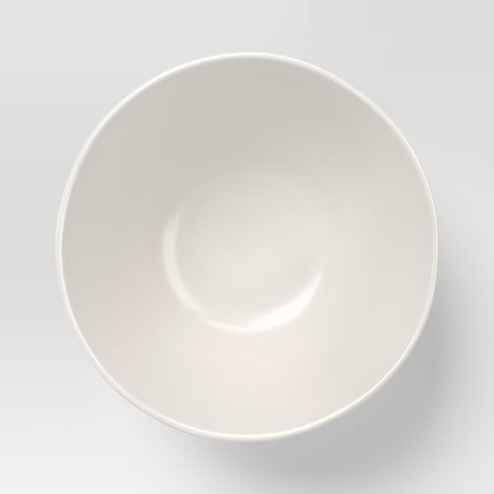 22.5 fl oz Stoneware Aralia Organic Cereal Bowl Sour Cream