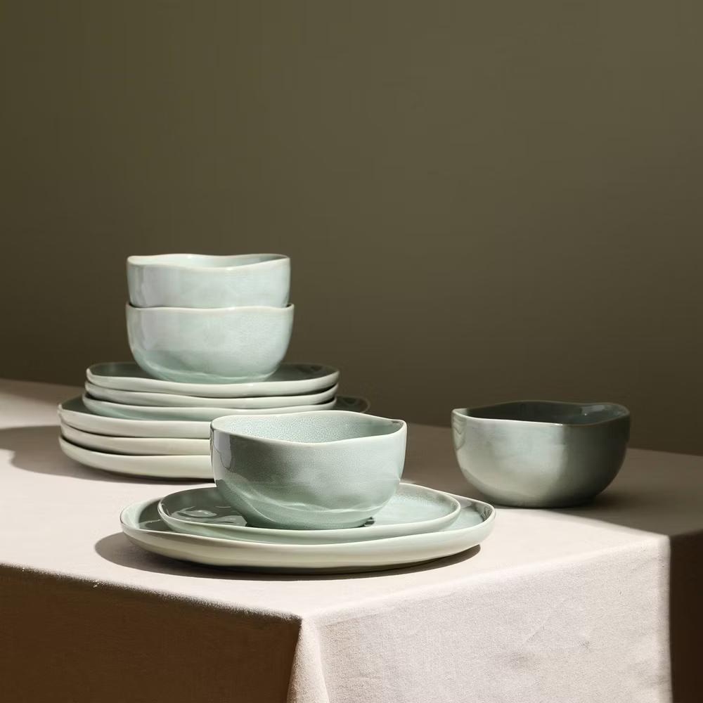24pc Mirella Stoneware Dinnerware Set - Image 18