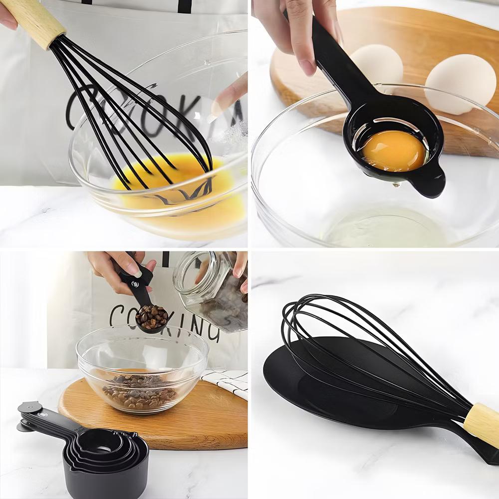Kitchen Utensils Set, 50 Piece Silicone And Stainless Steel Cooking Utensils, Heat Resistant Kitchen Tools - Image 4