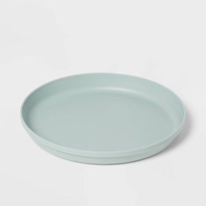 Kids' 6pc 7.4" Plastic Dinner Plate - Microwave & Dishwasher Safe, Toddler Dining Set