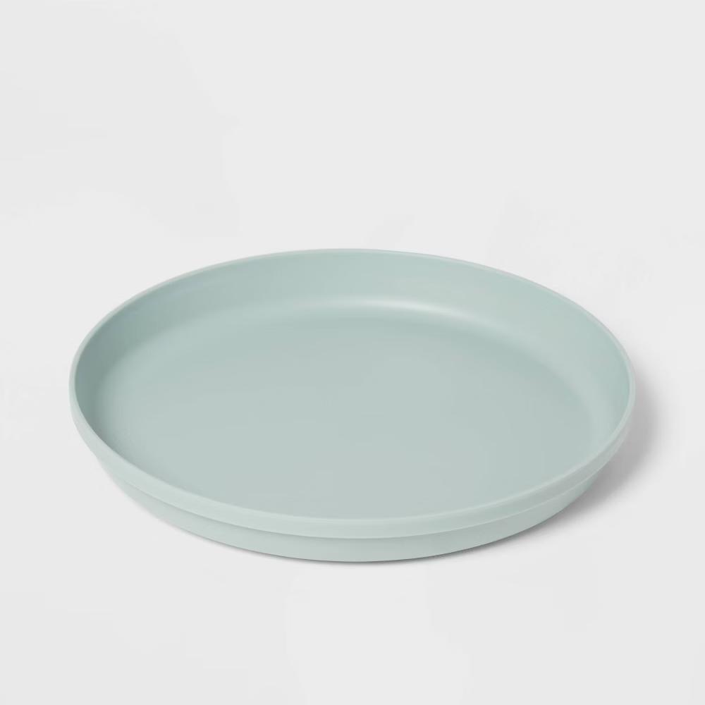 Kids' 6pc 7.4" Plastic Dinner Plate - Microwave & Dishwasher Safe, Toddler Dining Set