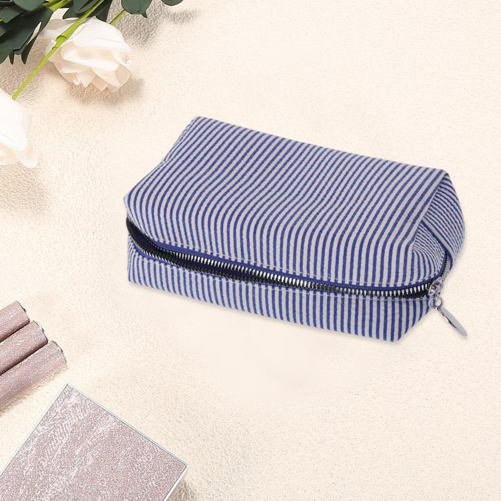 Striped Pattern Makeup Bag for Travel 1 Pc - Image 25