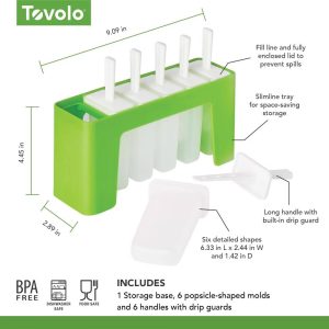 Set of 6 Groovy Pop Molds