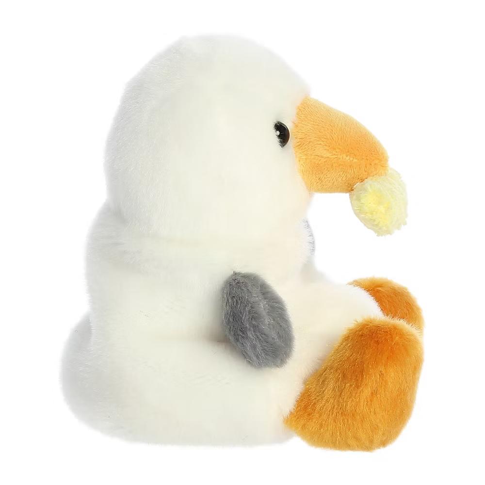 Mini Buoy Seagull With Fry Palm Pals Adorable Stuffed Animal White 4.5" - Image 3