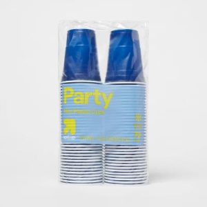 Disposable Blue Plastic Cups - 72ct/18oz - up & up™