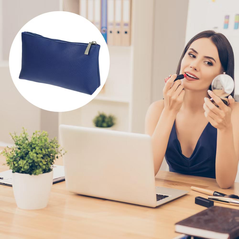PU Leather Travel Portable Makeup Bag 1 Pc - Image 34