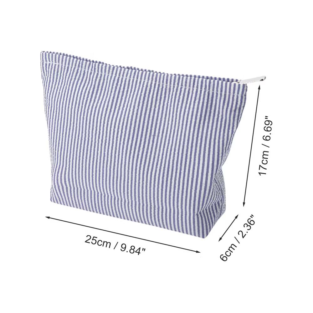 Seersucker Stripes Makeup Bag 1 Pc - Image 19