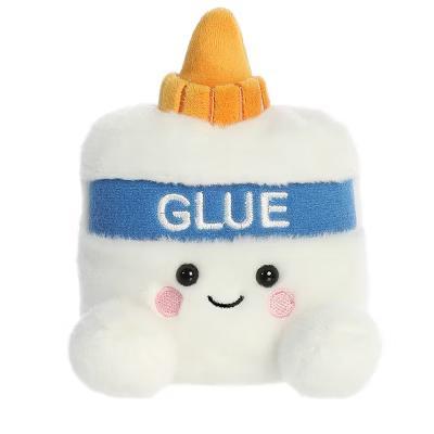Mini Gooey Glue Palm Pals Adorable Stuffed Animal White 5"