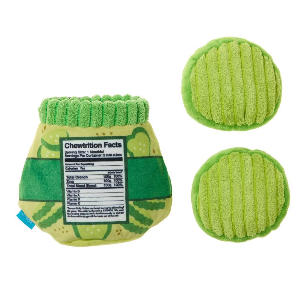 Pickle Dog Toy - Pickle of the Litter: Holds Treats, Squeaks, Plush Food Shaped, Small to Medium Breeds - Image 6