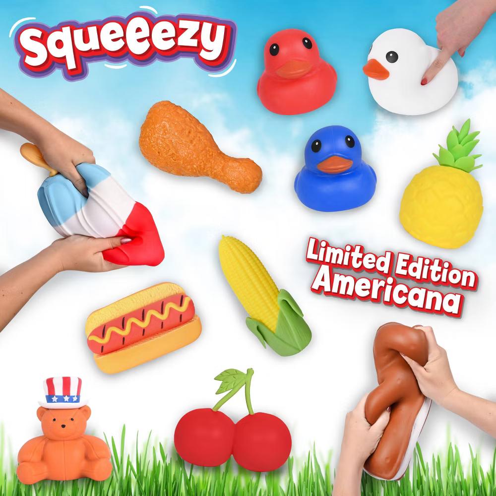 Squeeezy Americana Rocket Pop Fidget Toy - Image 5