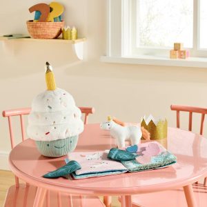 Cupcake Plush Stuffed Animal - Creative Thinking, Prop Replica, 10" Height