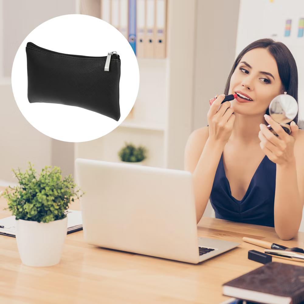 PU Leather Travel Portable Makeup Bag 1 Pc - Image 49