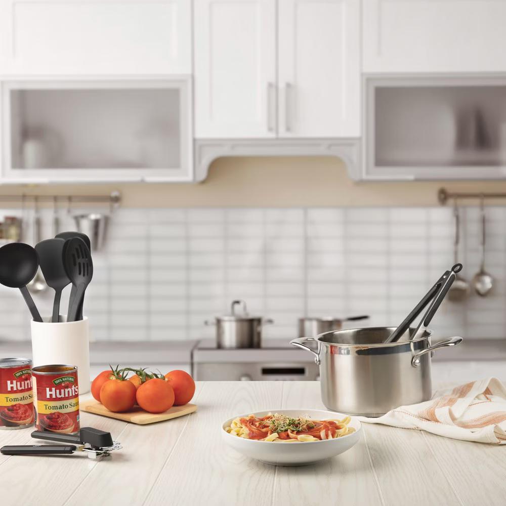 Kitchen Utensils Set, Nylon and Stainless Steel Cooking Utensils, Dishwasher Safe and Heat Resistant Kitchen Tools - Image 5