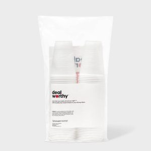 Clear Disposable Cups - 9 fl oz/80ct - BPA-Free, Non-Toxic, Cold Beverages