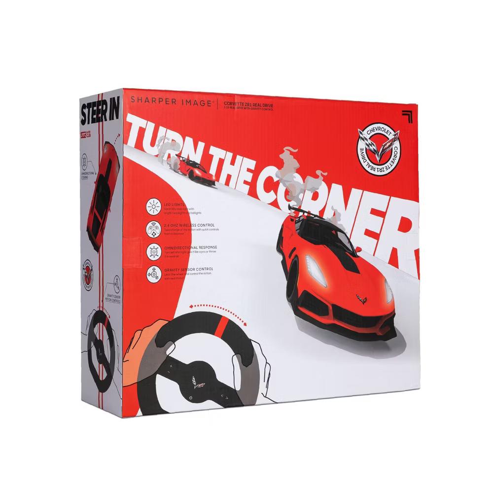 Sharper Image Toy RC Corvette ZR1 Real Drive Gravity Sensor Remote Control Car - Image 7