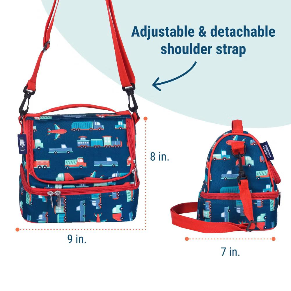 Wildkin Two Compartment Insulated Lunch Bag for Kids – School & Travel Ready - Image 72