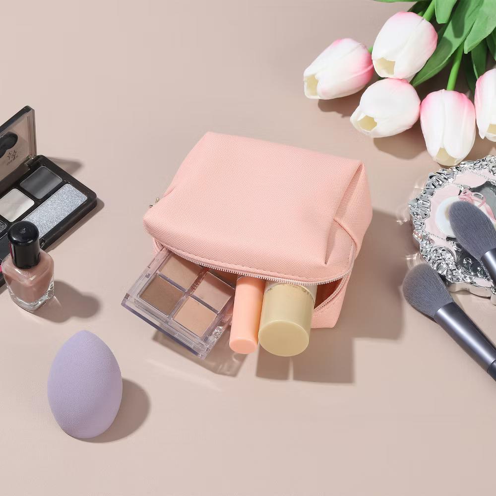 PU Waterproof Cute Preppy Travel Toiletry Mini Makeup Bag 4" x 3" - Image 18
