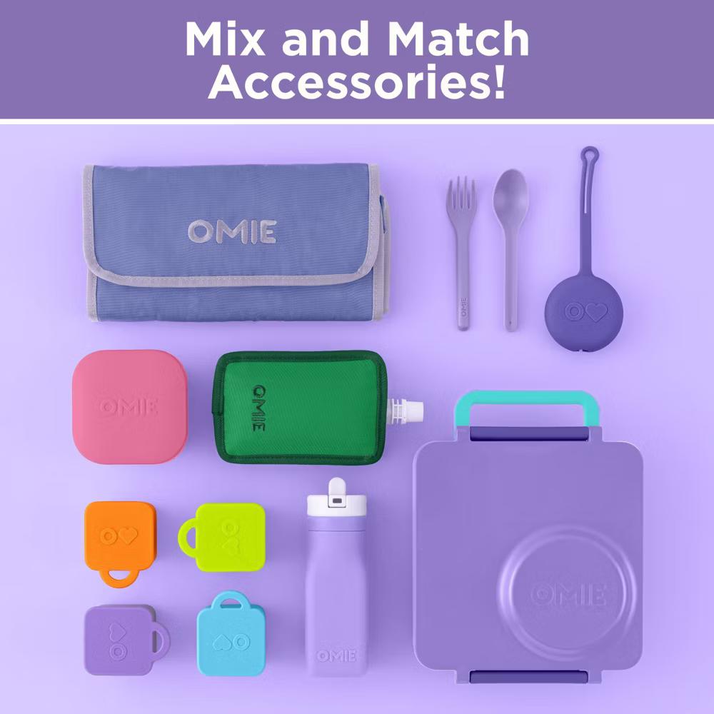 OMIEBox Insulated Bento Lunch Box with Leakproof Thermos Food Jar 3 Compartments - Image 62
