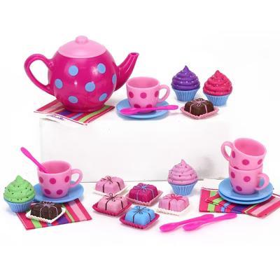 Sophia’s Cupcakes, Petit Fours and Tea Set for Four 18" Dolls, Pink - Image 2