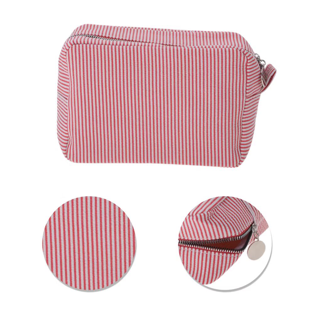 Large Striped Pattern Makeup Bag 1Pc - Image 40