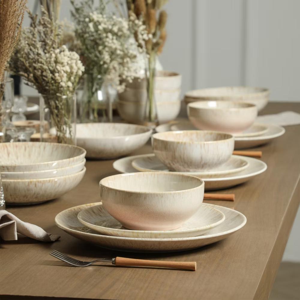 Riley 4-Piece Pasta Bowl Set Stoneware, Service for 4 - Image 22