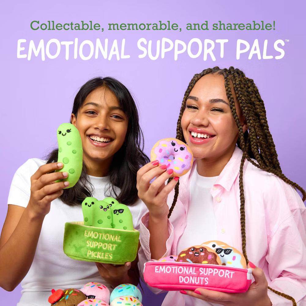 What Do You Meme? Emotional Support Pickles Plush Funny Food-Themed Stuffed Animal Set - Image 4