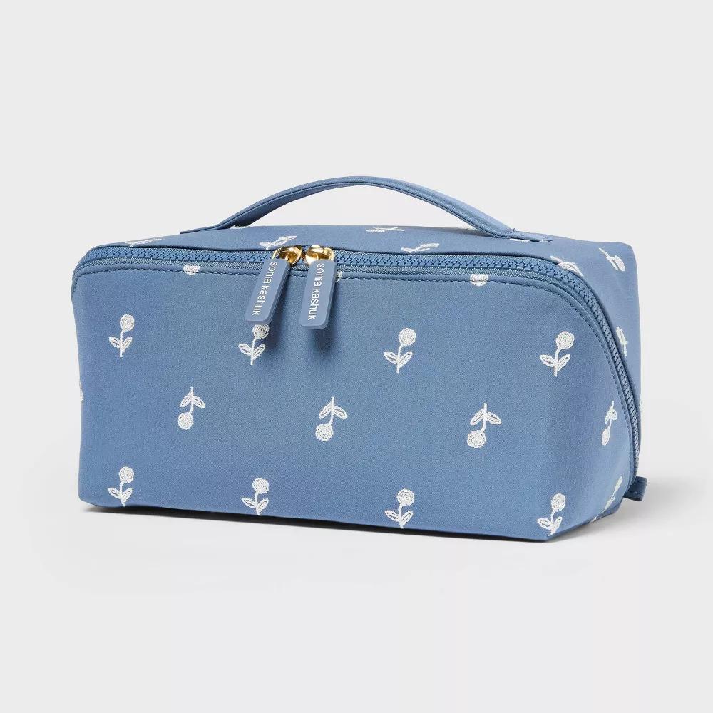Diagonal-Zip Makeup Bag - Image 3