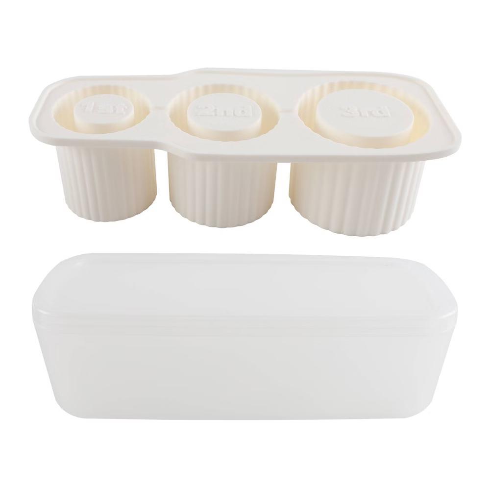 40oz Silicone 3 Tier Tumbler Ice Mold with Lid - Image 12