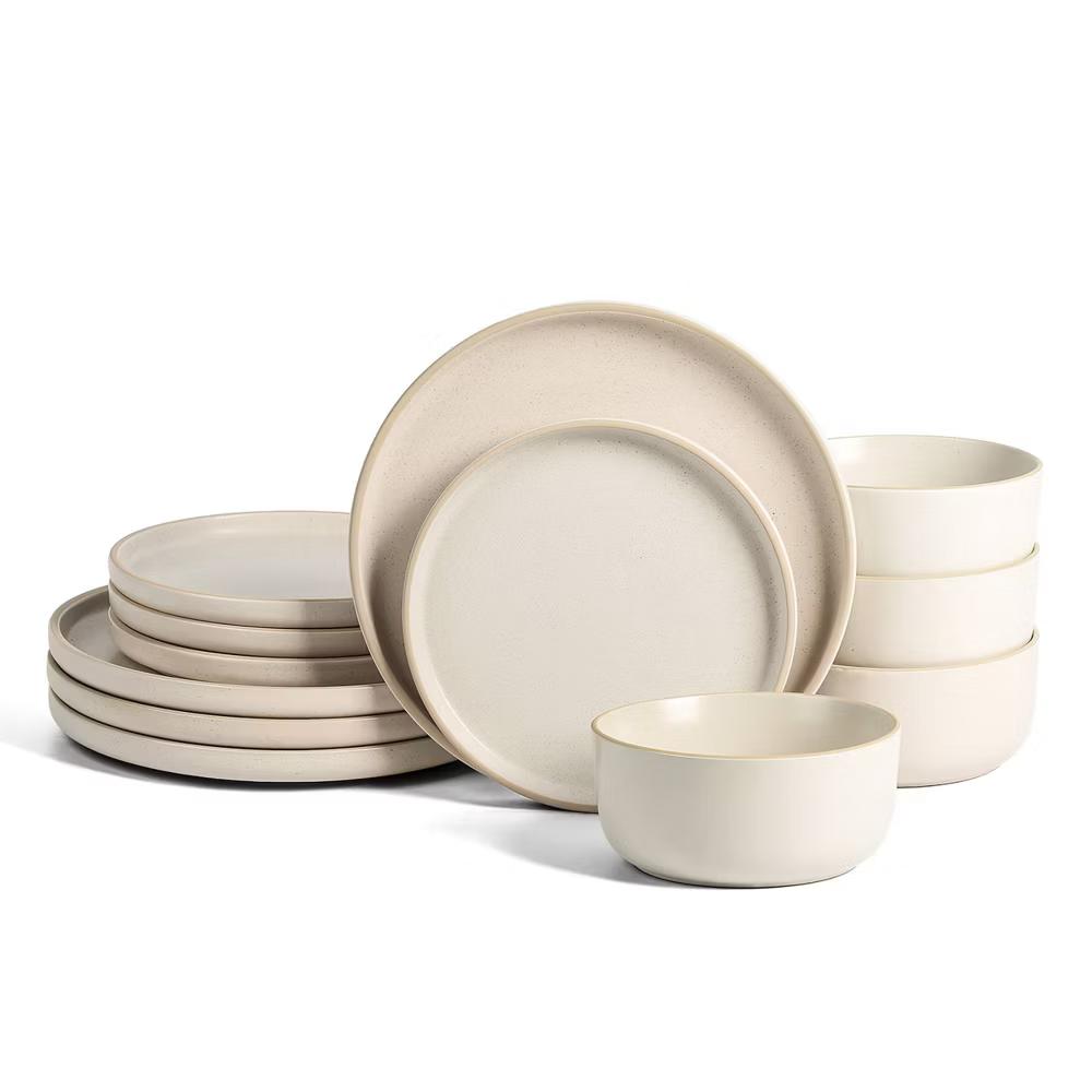 Earth & Clay 12pc Stoneware Dinnerware Set - Image 23