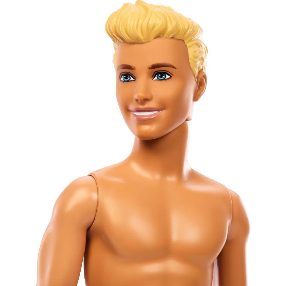 12.7" Beach Ken Doll Blond Hair/Blue Eyes Wearing Purple Swimsuit - Image 3
