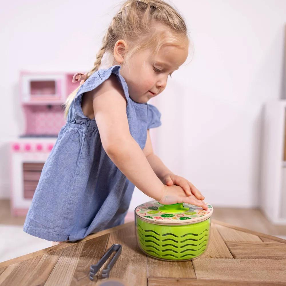 Salad Spinner Play Set, Pretend Play Food - Image 6
