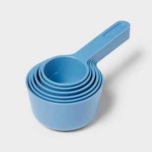 6pc Measuring Cup Set Blue