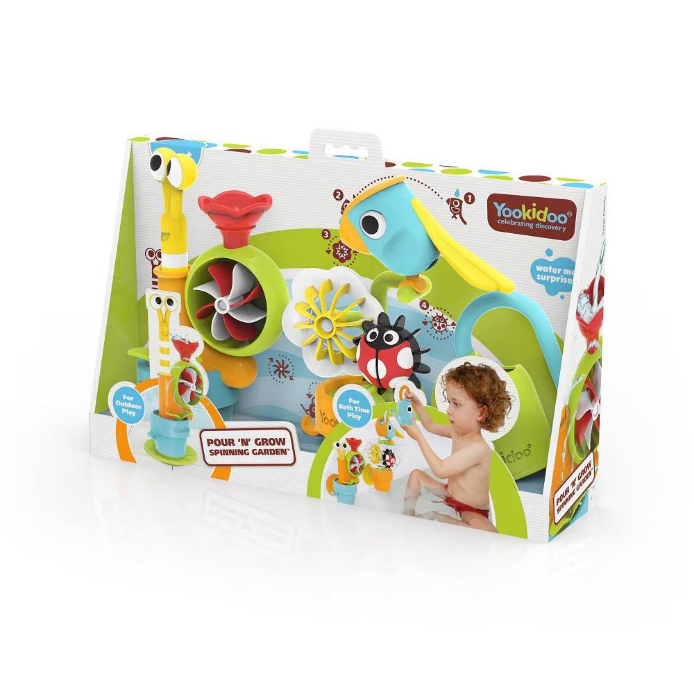 Pour N Grow Spinning Garden Bath Toys - 11pc: Educational Focus Creativity - Image 6