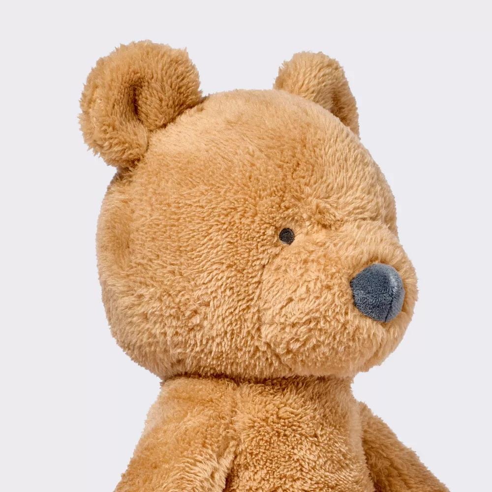 Bear Plush Stuffed Animal - Brown - Baby Theme, 10" Height, 0.3 lbs - Image 3