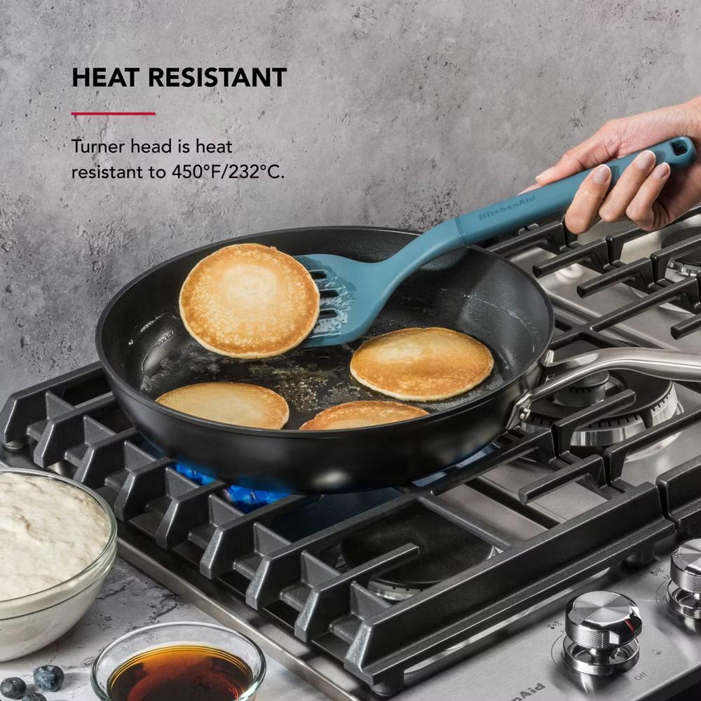 KitchenAid 2pk Turner and Spoon Cooking Utensil Set Agave - Image 2