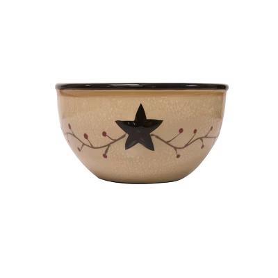 Park Designs Star Vine Cereal Bowl Set of 4 - Image 3