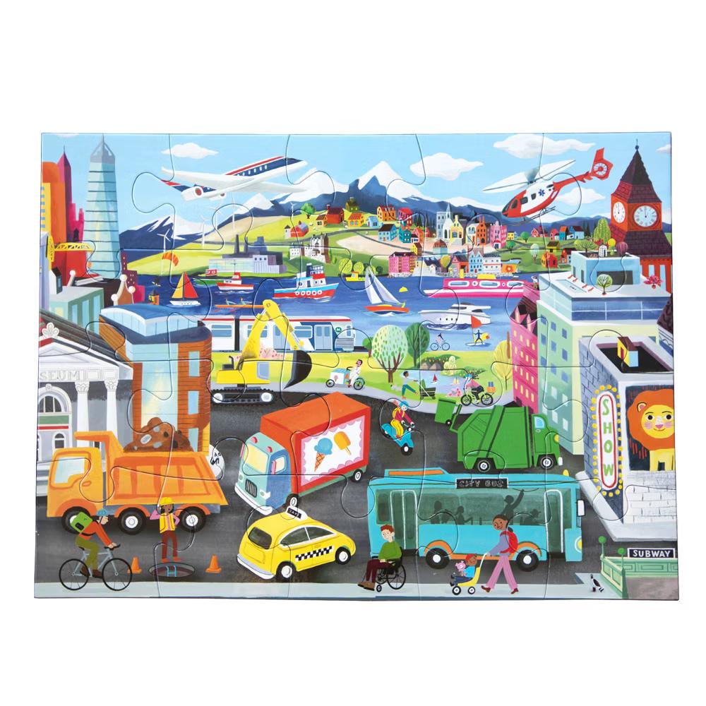 eeBoo: Vehicles 20 Piece Puzzle for Kids - Image 3