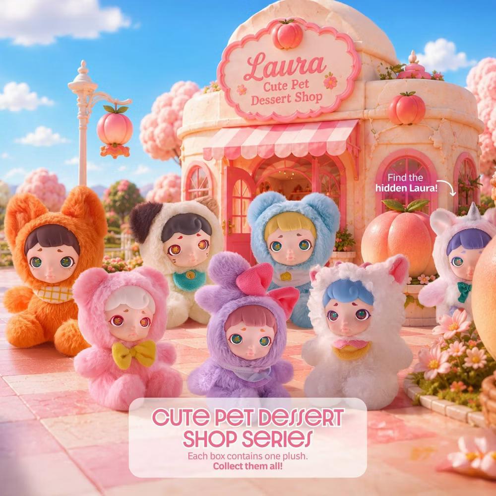 Laura Girl Cute Pet Dessert Shop Series Plush Collectible Surprise Blind Box - Image 2